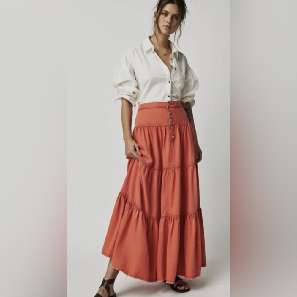 Free People we the free dreameaver  Maxi Skirt